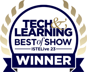 Tech and Learning Best of Show award badge