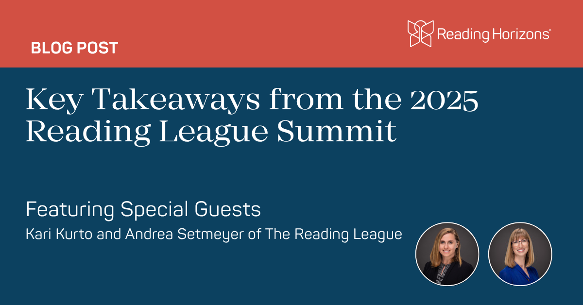 The Reading League Summit Blog Post Featured Image