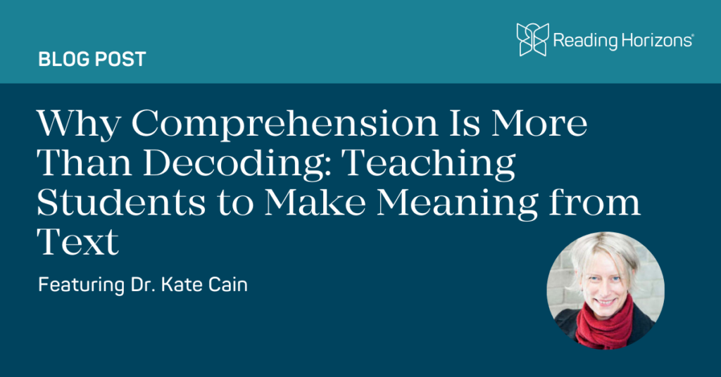 Why Comprehension is More Than Decoding blog post featured image